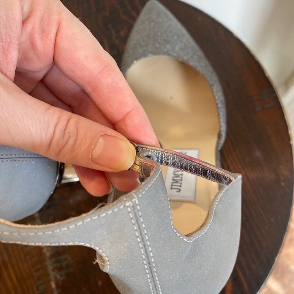 Jimmy Choo Kade techno glitter wedges - Picture 12 of 14